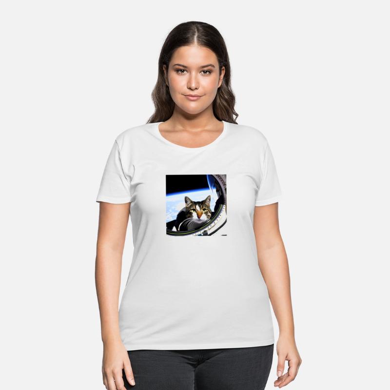 Cat Astronaut Space Walk