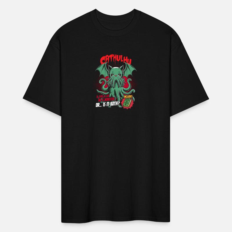 Cathulhu Classic T-Shirt – Lovecraftian Cat Design