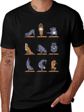 Yoga Dogs Graphic T-Shirt - Unisex
