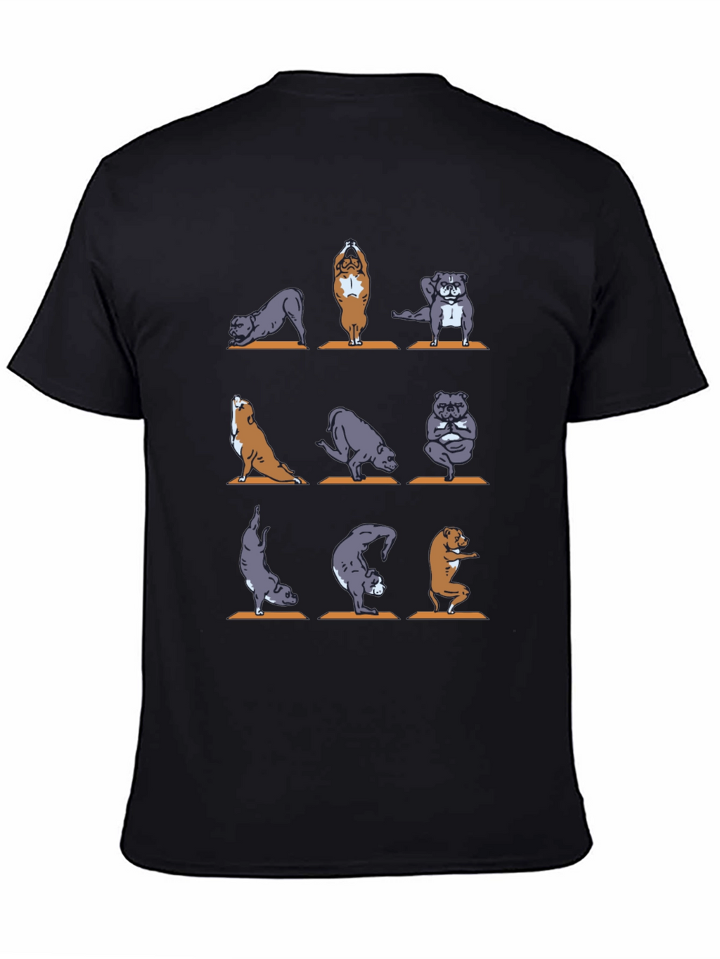 Yoga Dogs Graphic T-Shirt - Unisex