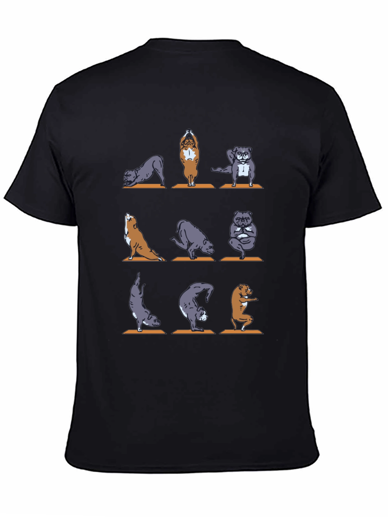 Yoga Dogs Graphic T-Shirt - Unisex