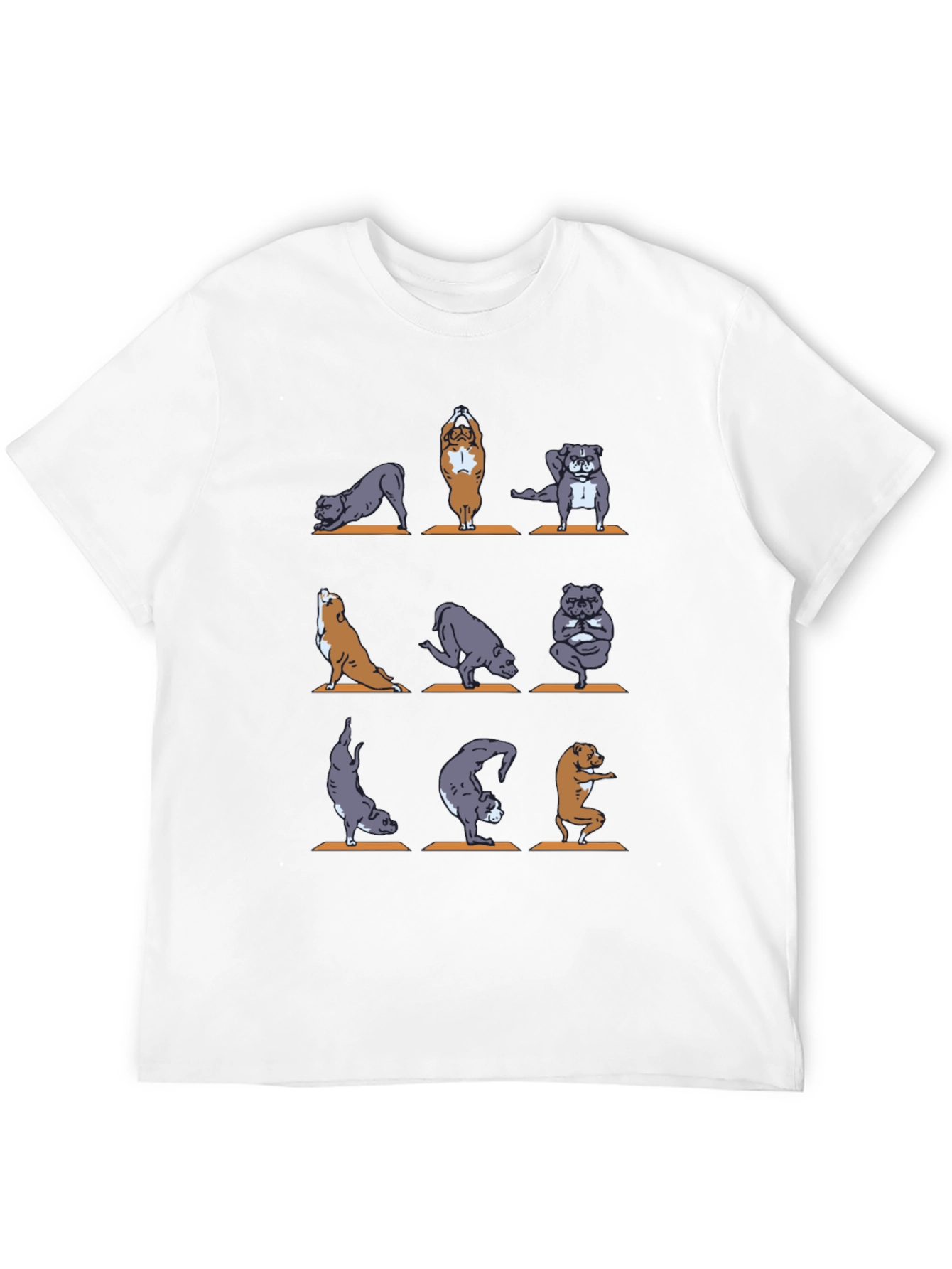 Yoga Dogs Graphic T-Shirt - Unisex