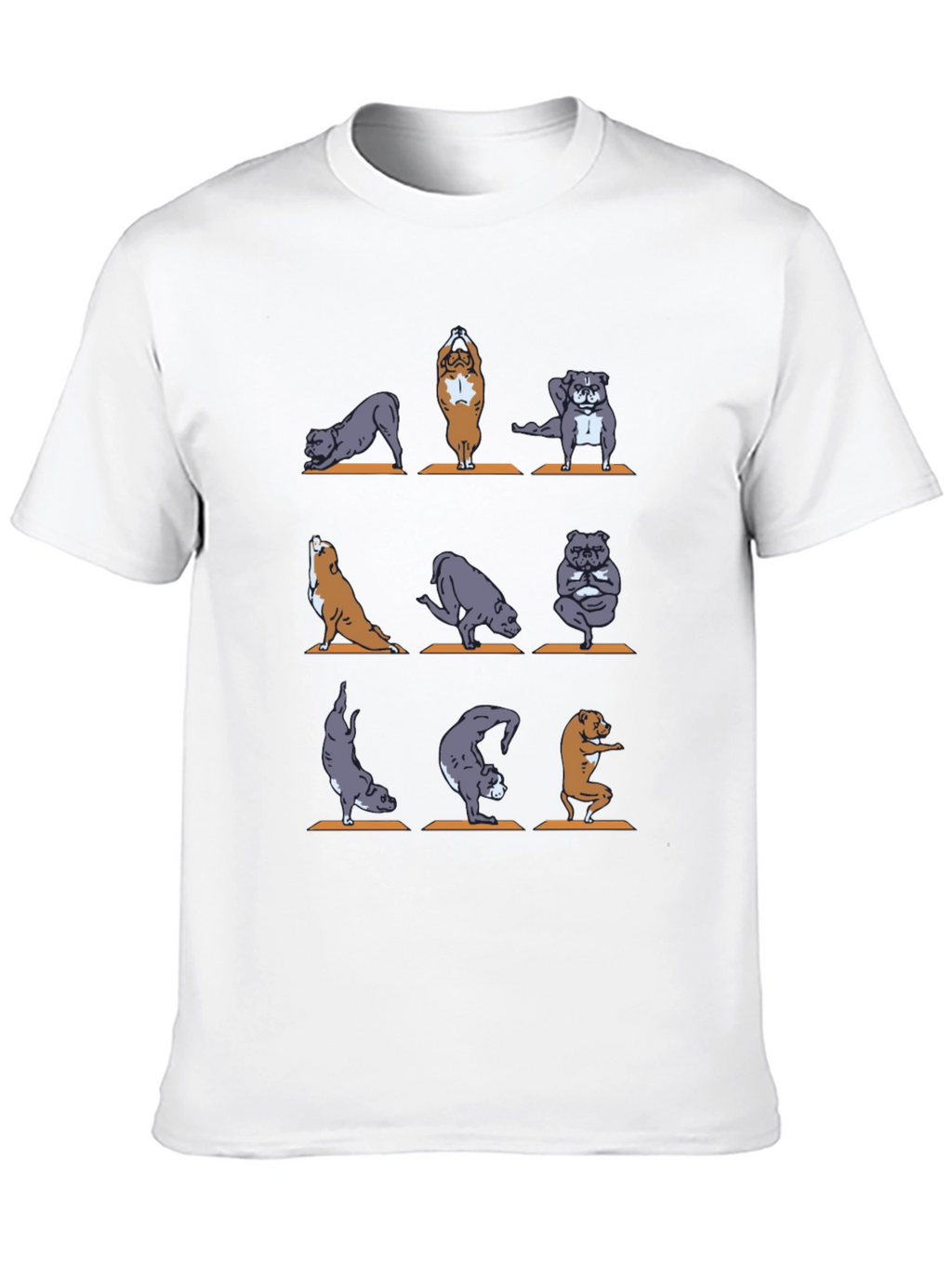 Yoga Dogs Graphic T-Shirt - Unisex