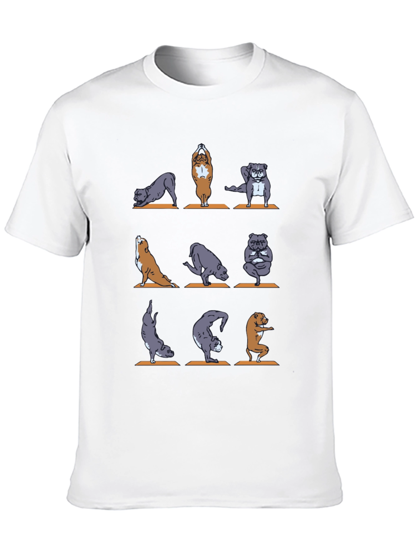Yoga Dogs Graphic T-Shirt - Unisex