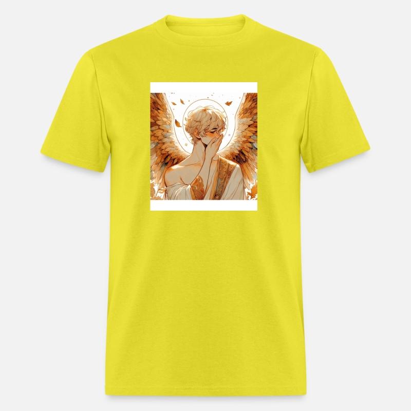 Celestial Golden Guardian Angel with Freckles Halo