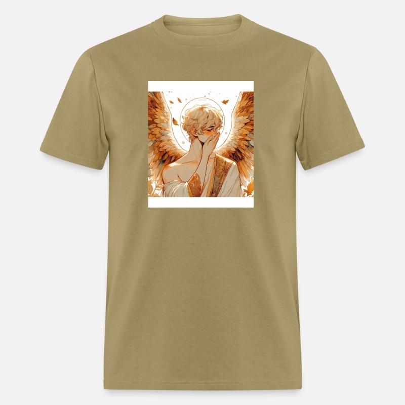 Celestial Golden Guardian Angel with Freckles Halo