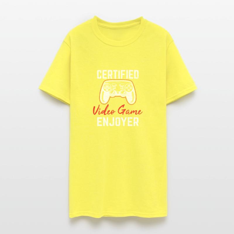 Certified Video Game Enjoyer Funny Gamer Video Gam