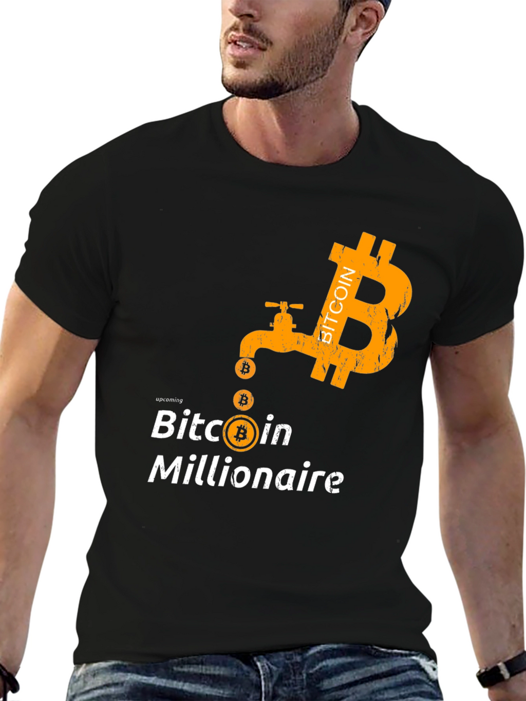 Bitcoin Millionaire Black T-Shirt