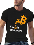Bitcoin Millionaire Black T-Shirt