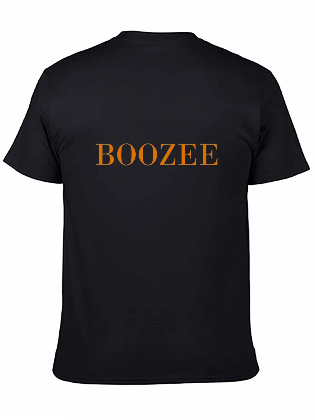 Boozee Graphic Tee - Black Cotton Blend T-Shirt