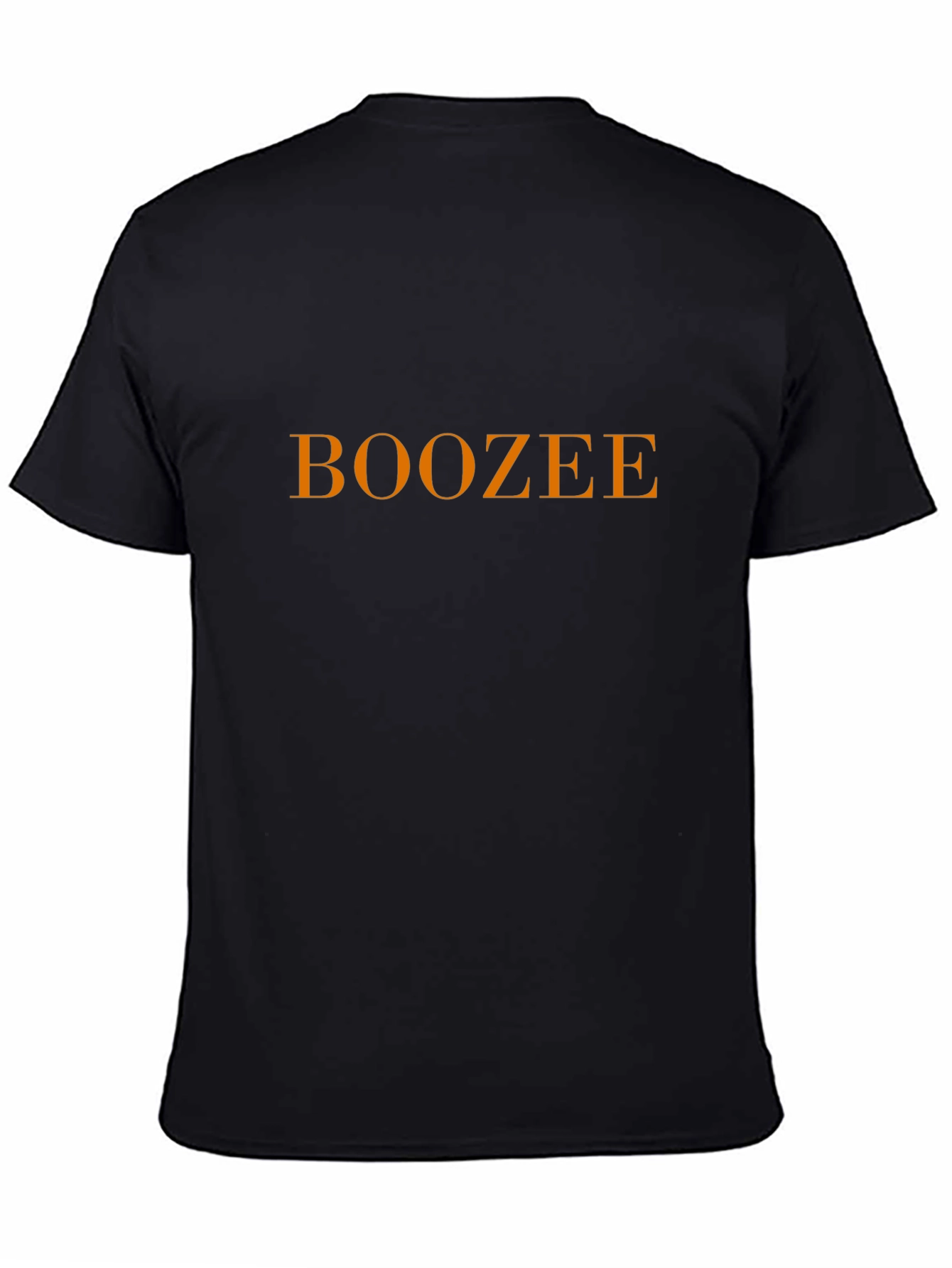 Boozee Graphic Tee - Black Cotton Blend T-Shirt