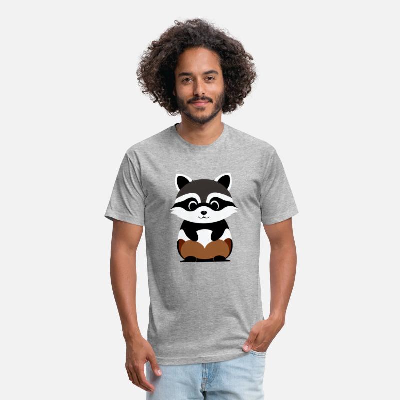 Charming Cartoon Raccoon Illustration