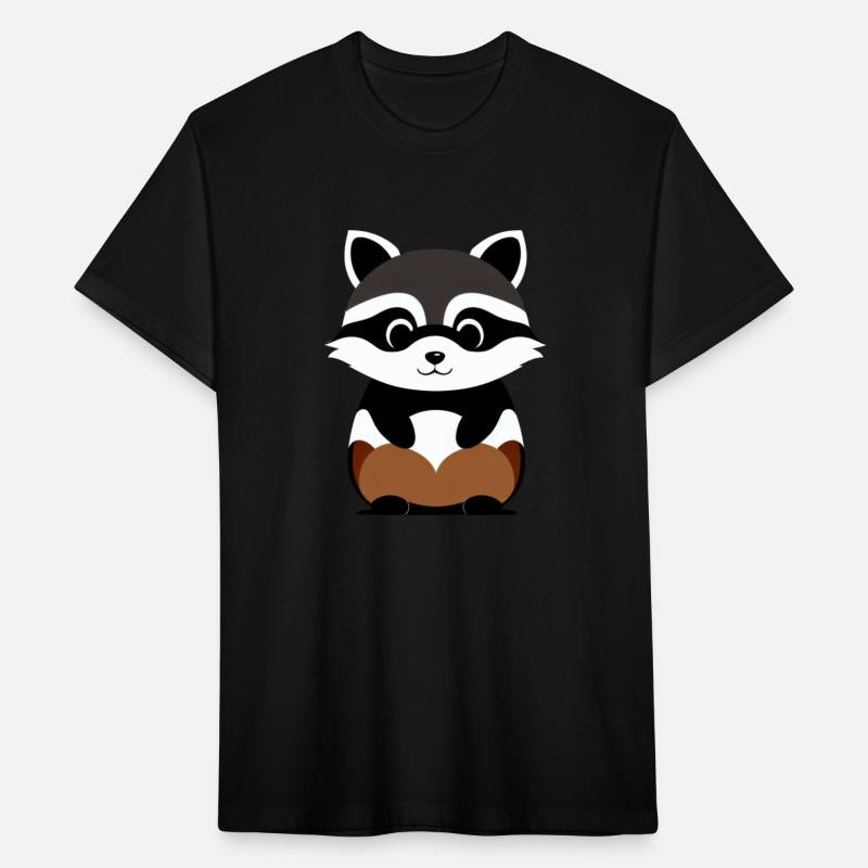 Charming Cartoon Raccoon Illustration