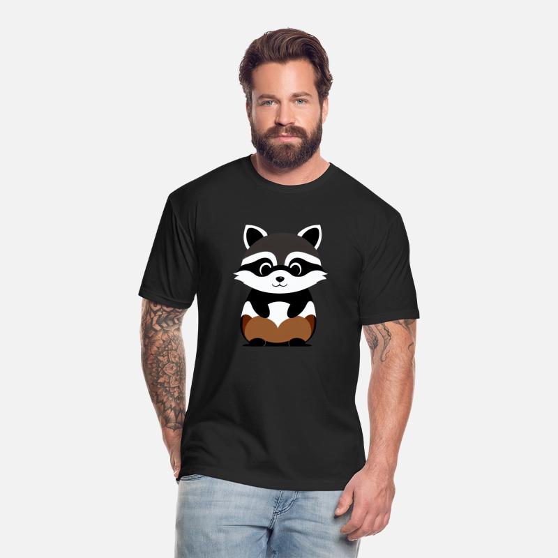 Charming Cartoon Raccoon Illustration