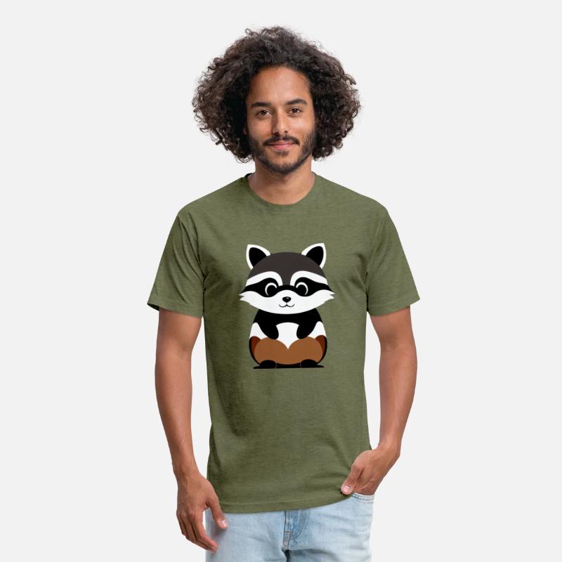 Charming Cartoon Raccoon Illustration