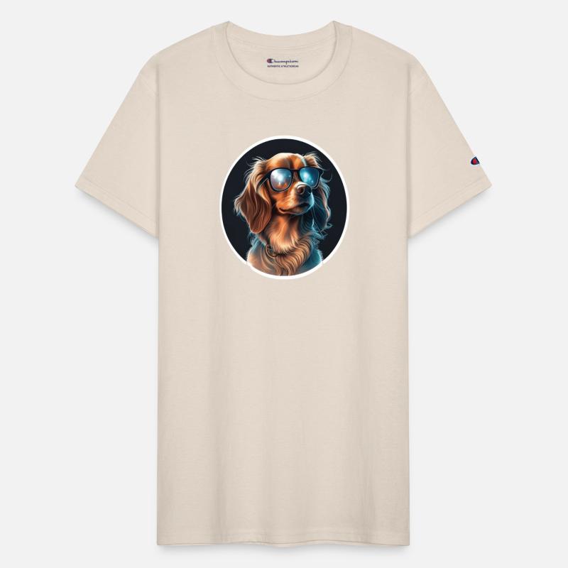 charming dog sporting sunglasses