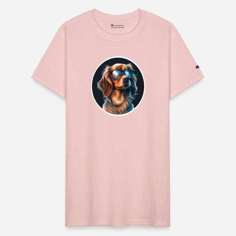 charming dog sporting sunglasses