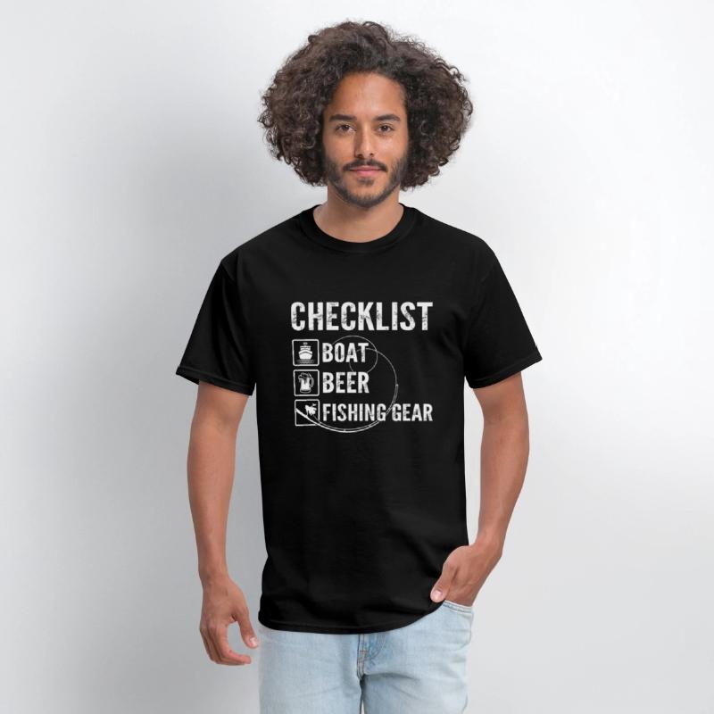 CHECKLIST Boat beer fishing gear