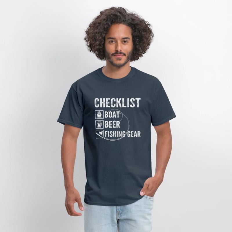 CHECKLIST Boat beer fishing gear
