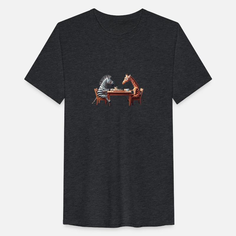 "Chess Battle of Stripes and Spots"