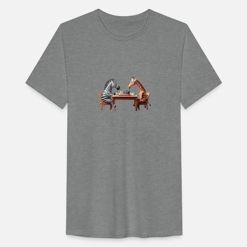 "Chess Battle of Stripes and Spots"