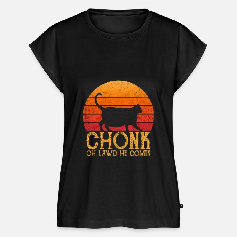 Chonk Distressed Retro Sun 70s 80s Colors Funny