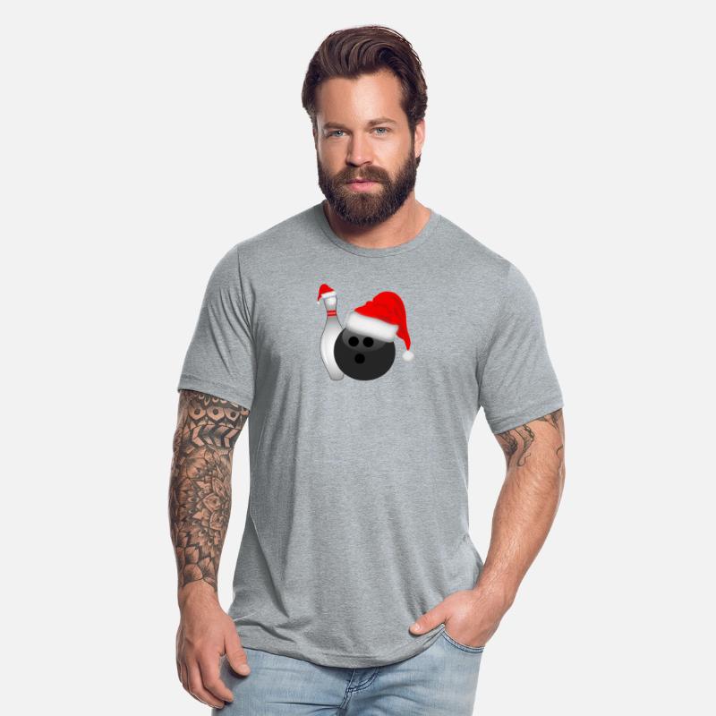 Christmas Bowling Ball and Pin