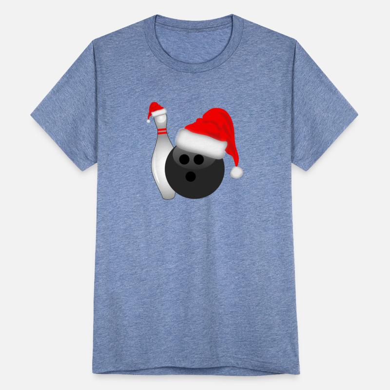 Christmas Bowling Ball and Pin