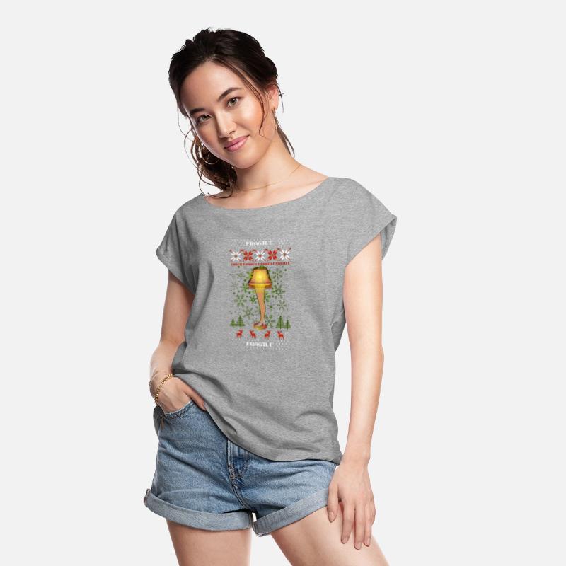 Christmas Leg Lamp Ugly Christmas Sweater Story