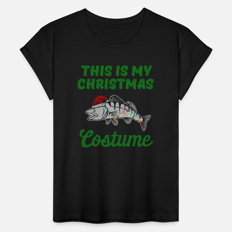 Christmas Walleye Fishing Holiday Santa Hat