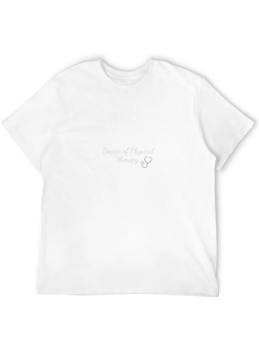 Doctor of Physical Therapy Stethoscope Black T-Shirt