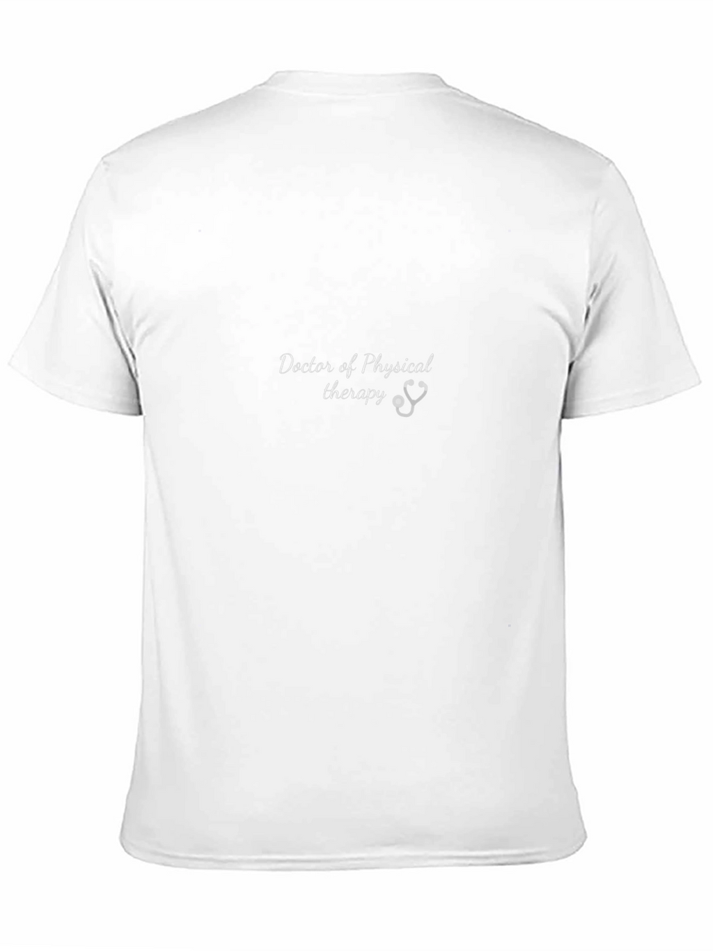 Doctor of Physical Therapy Stethoscope Black T-Shirt