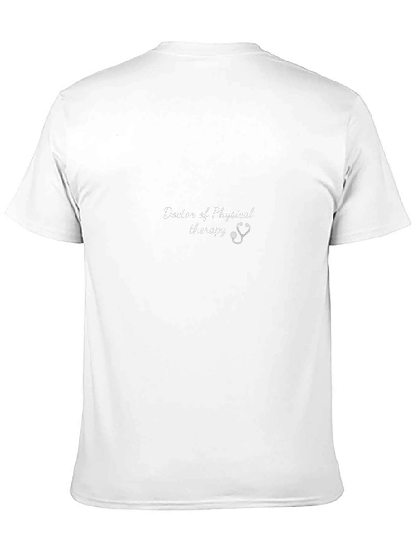 Doctor of Physical Therapy Stethoscope Black T-Shirt