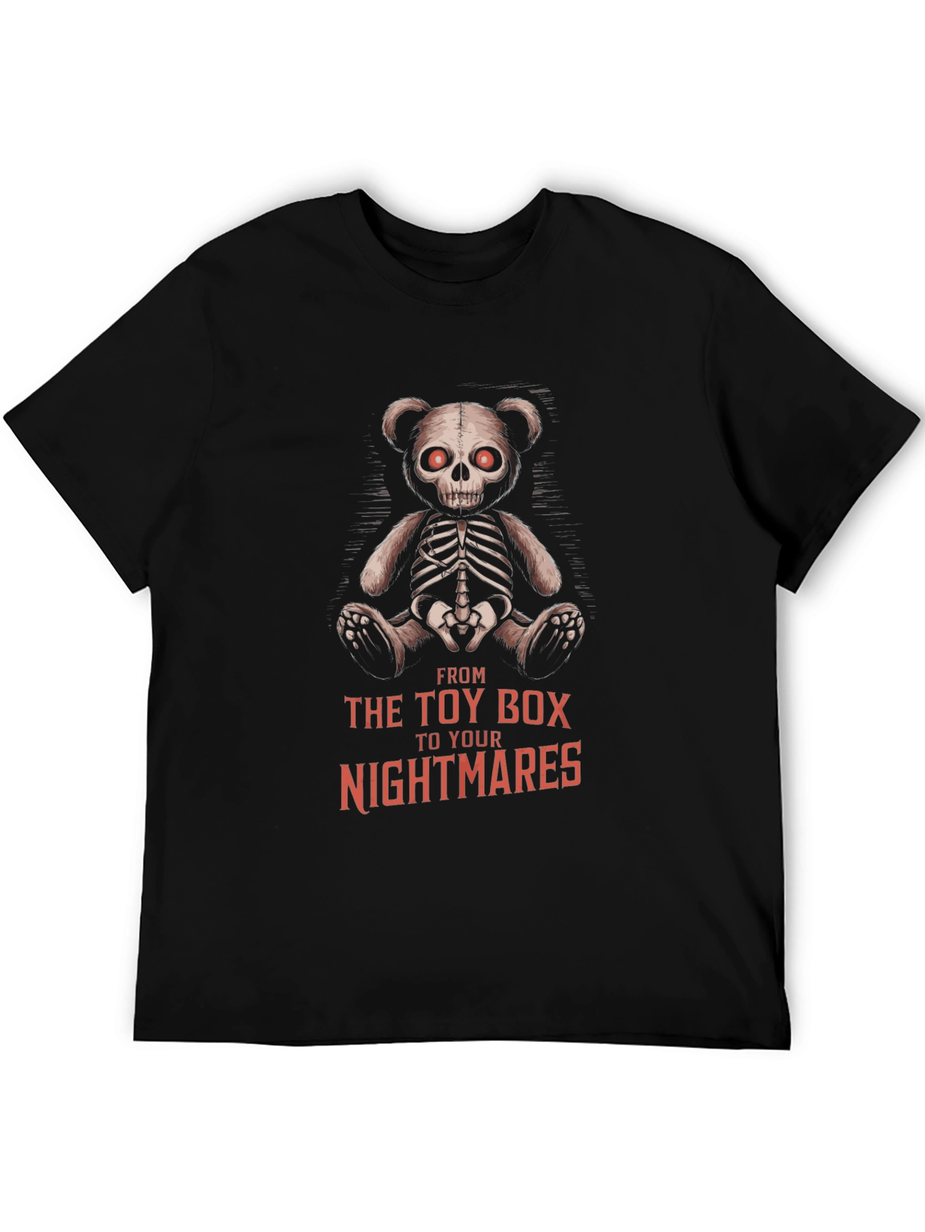 Creepy Teddy Bear Skeleton T-Shirt