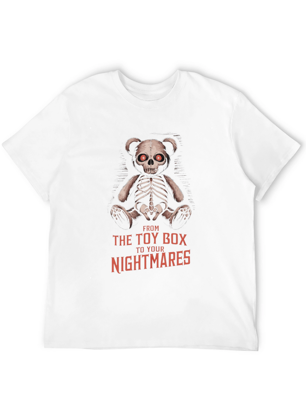 Creepy Teddy Bear Skeleton T-Shirt