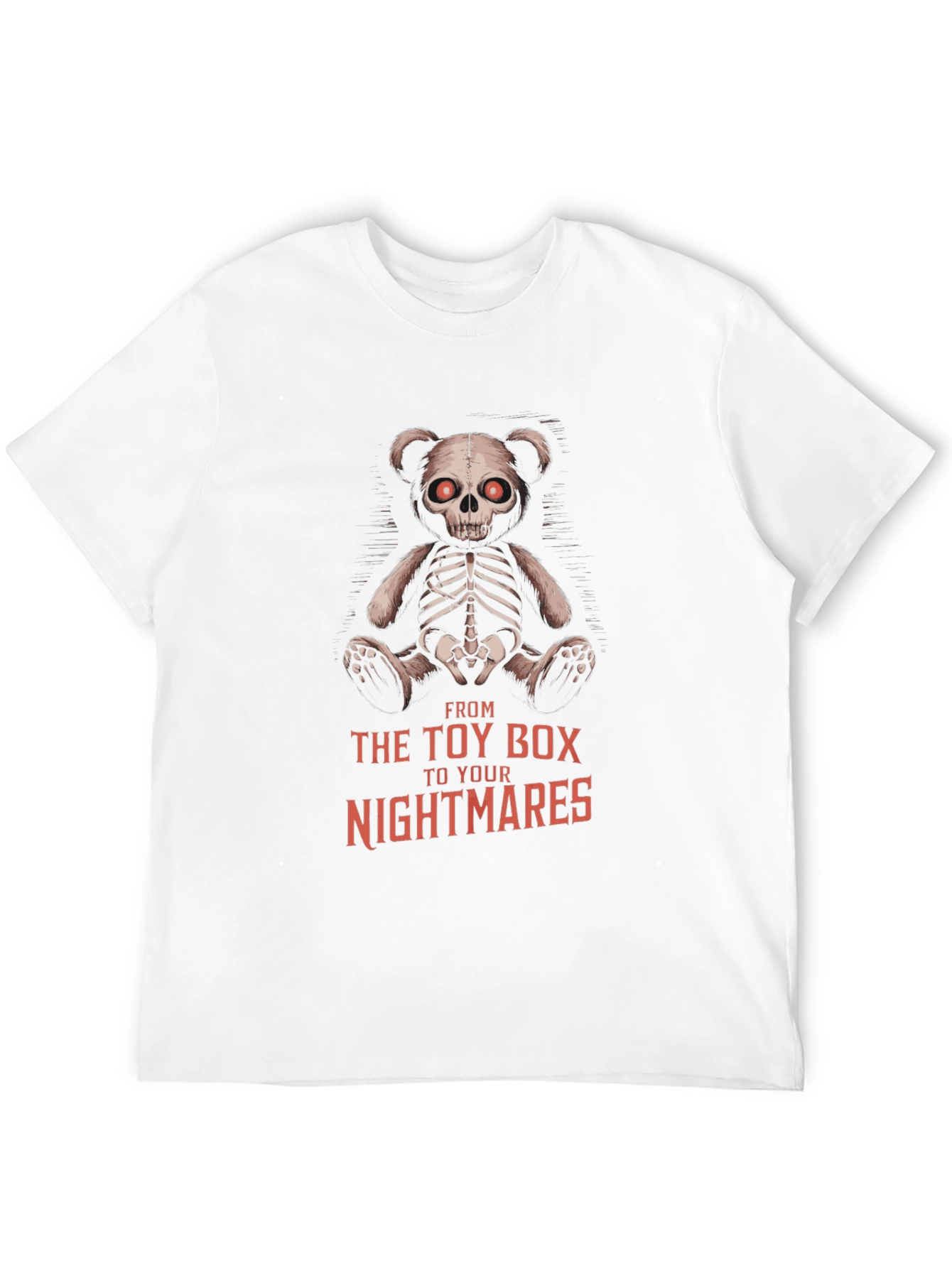 Creepy Teddy Bear Skeleton T-Shirt