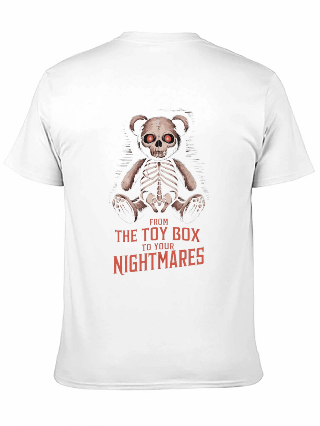 Creepy Teddy Bear Skeleton T-Shirt