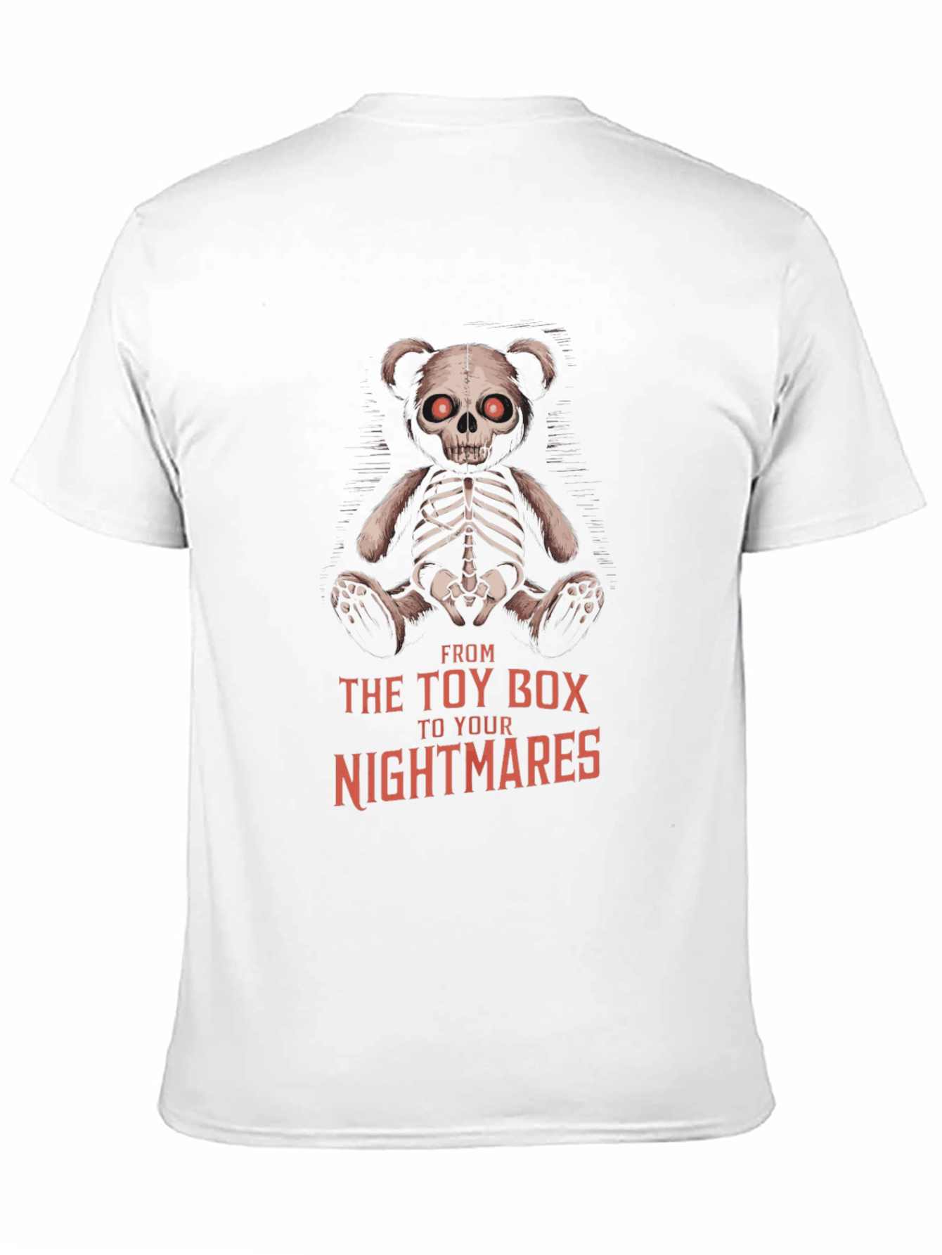 Creepy Teddy Bear Skeleton T-Shirt