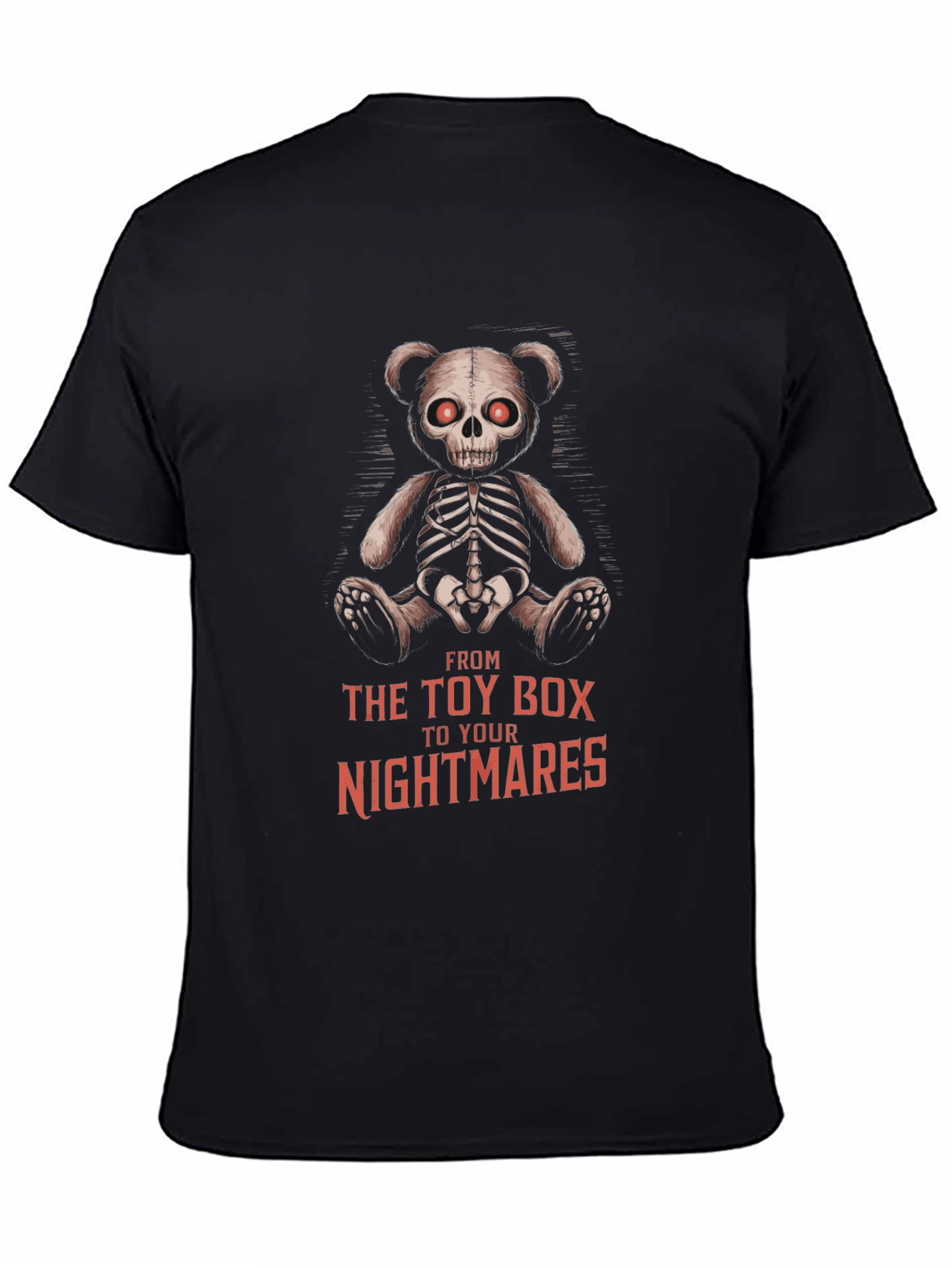 Creepy Teddy Bear Skeleton T-Shirt