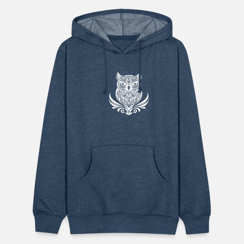 Clever Owl In Tattoo Ink Style