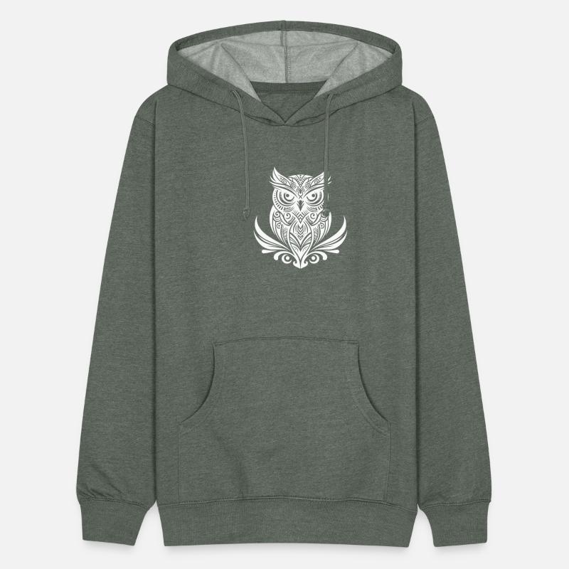 Clever Owl In Tattoo Ink Style