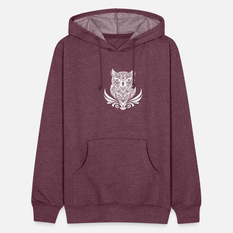 Clever Owl In Tattoo Ink Style