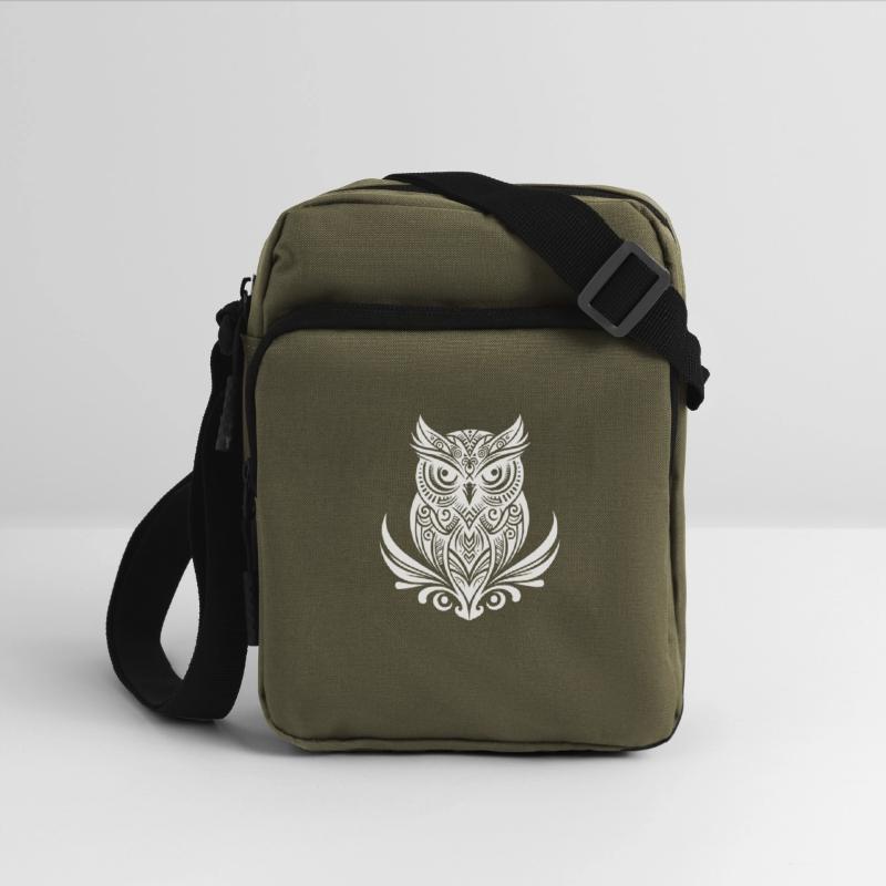 Clever Owl In Tattoo Ink Style