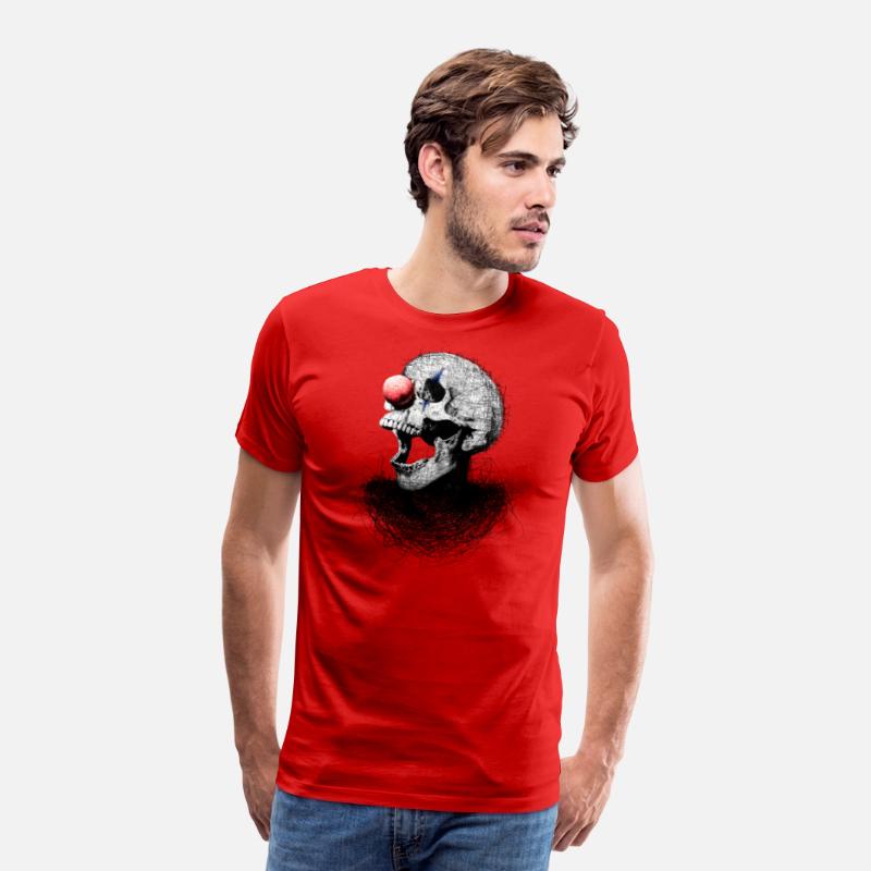 Clown Skull Scribble Art