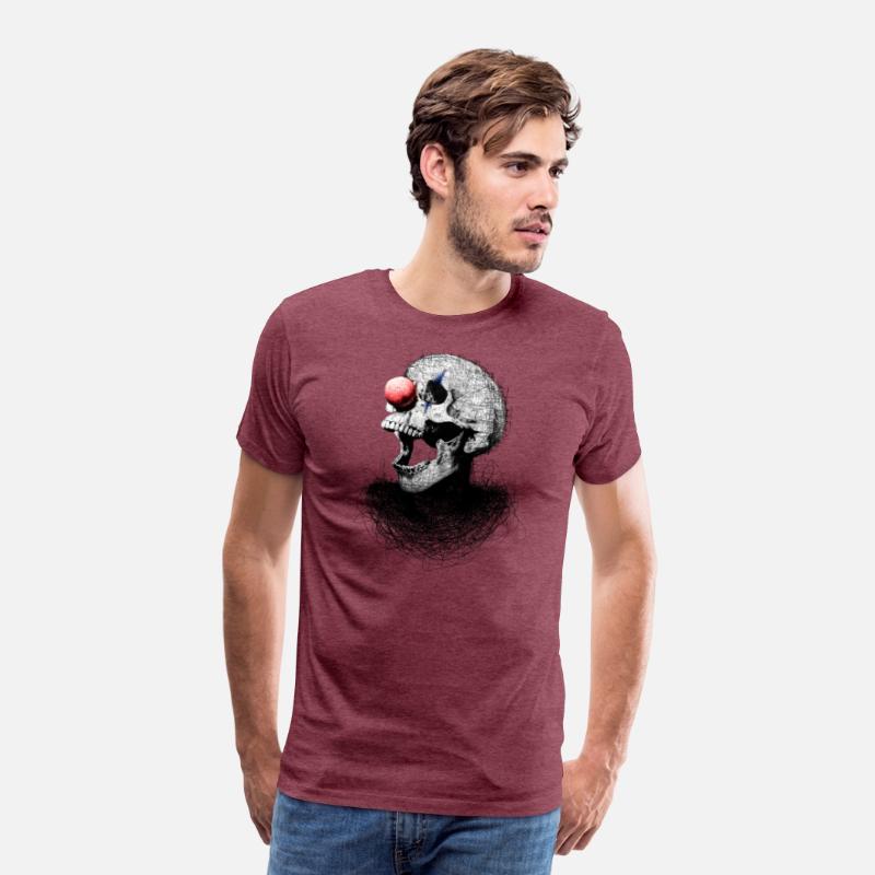 Clown Skull Scribble Art