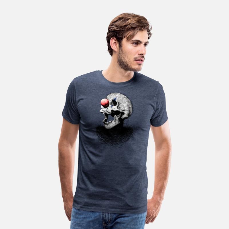 Clown Skull Scribble Art