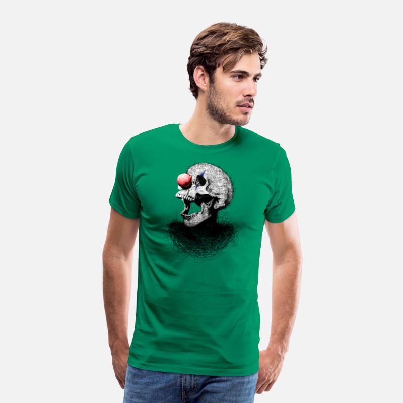 Clown Skull Scribble Art