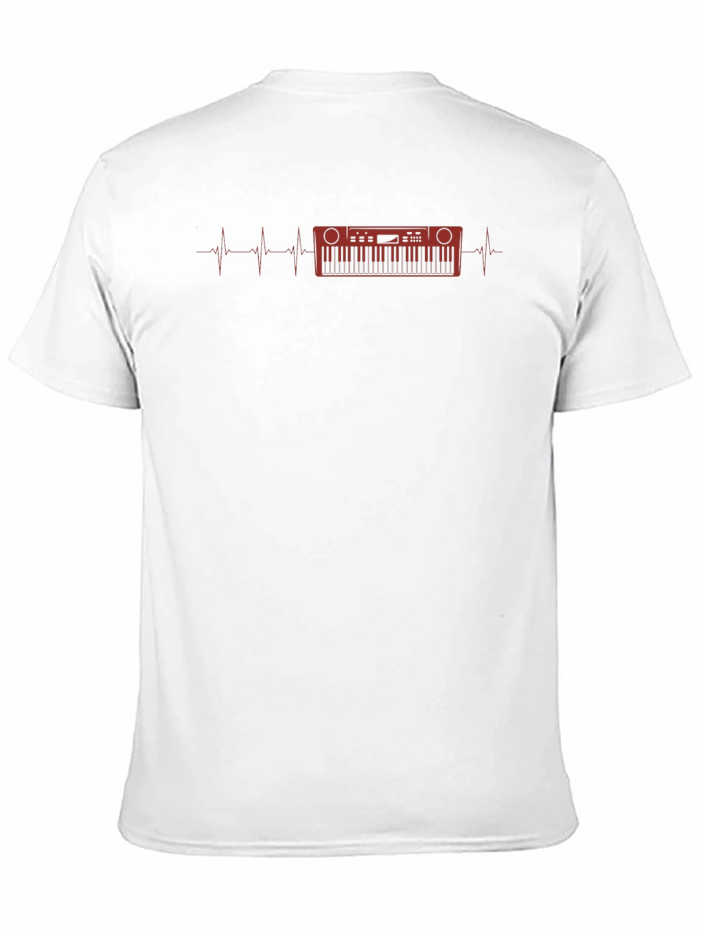 Keyboard Heartbeat Graphic T-Shirt