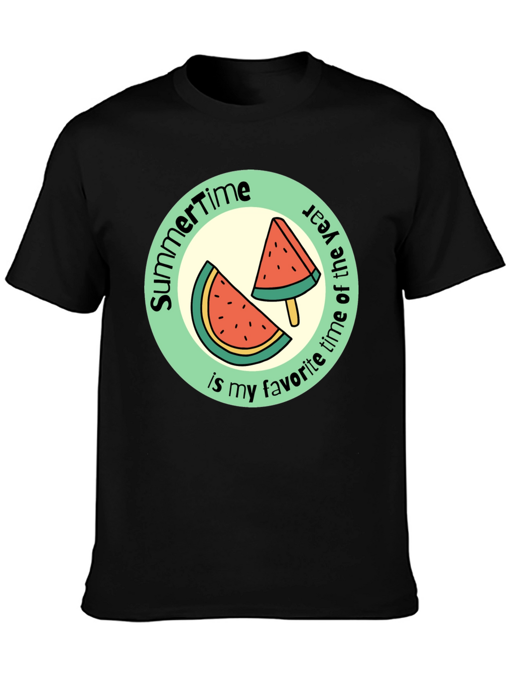 Summertime Watermelon Graphic Tee
