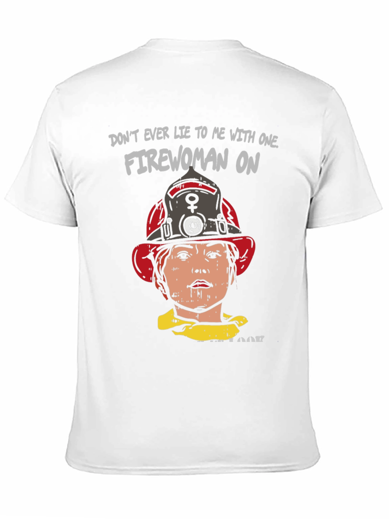 Firewoman Graphic Tee - Bold Statement T-Shirt